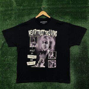 Beetlejuice Classic Horror Style Movie Promo Tshirt size 2XL